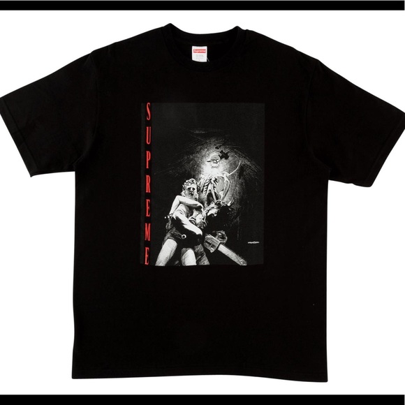supreme chainsaw tee